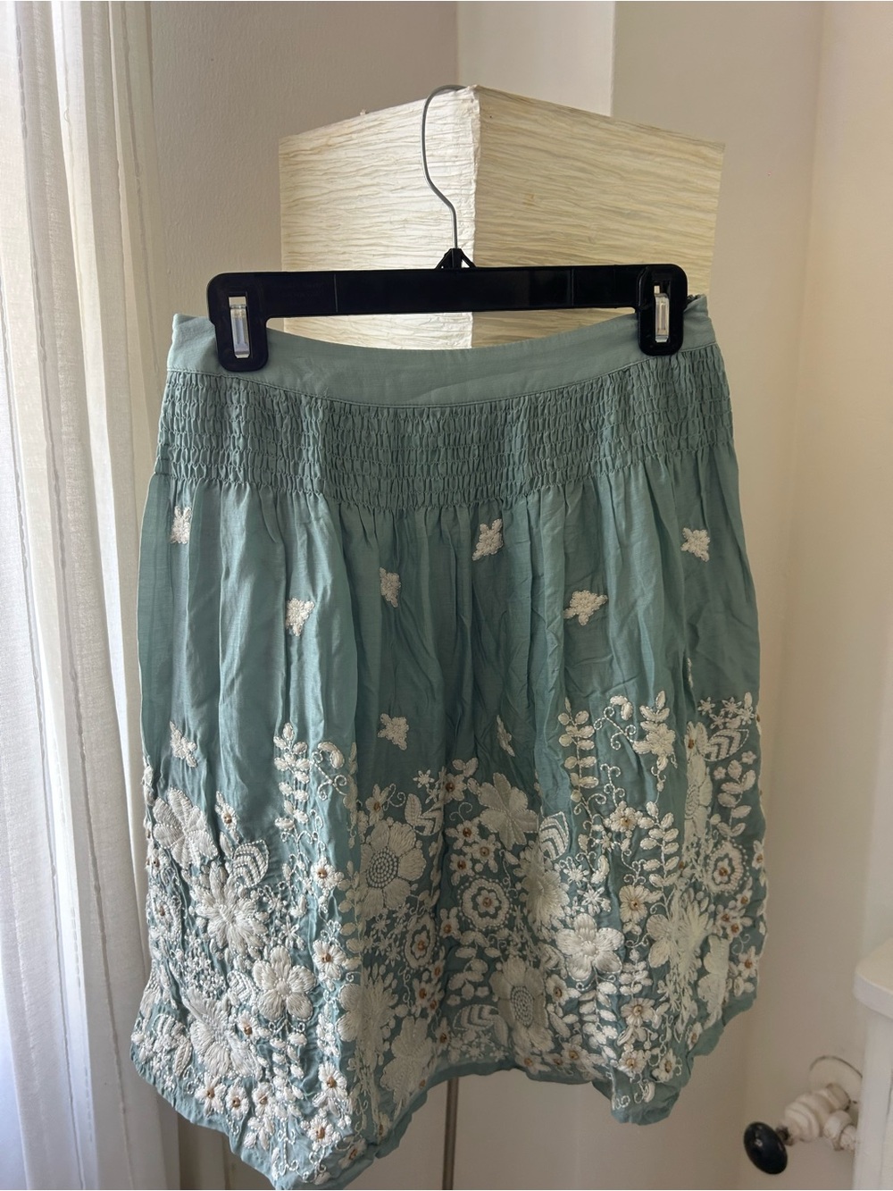 BLUE TASSEL Teal Women's Skirt